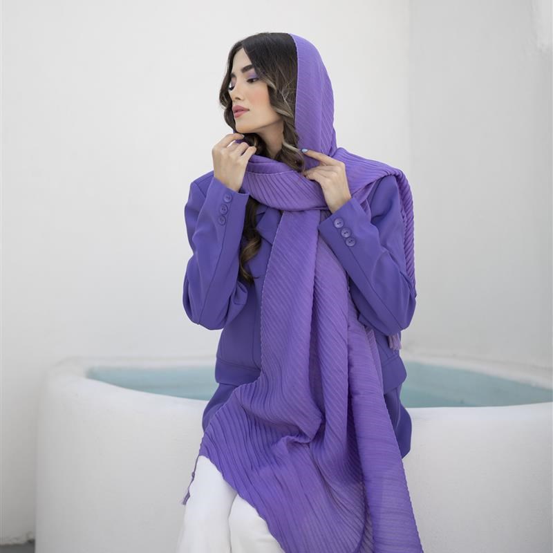 پلیسه وارداتی lavender mix colors