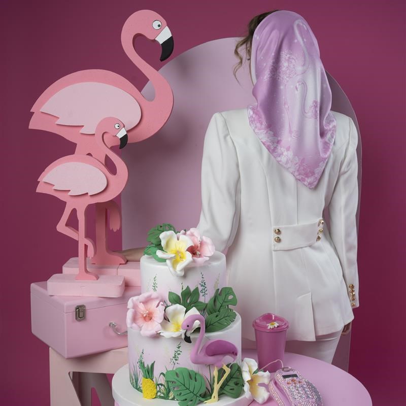 لیل اسکارف فلامینگو Blush Pink