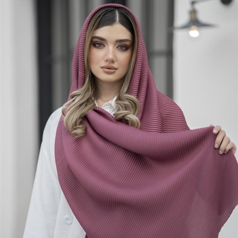 شال پلیسه Bricky mix colors