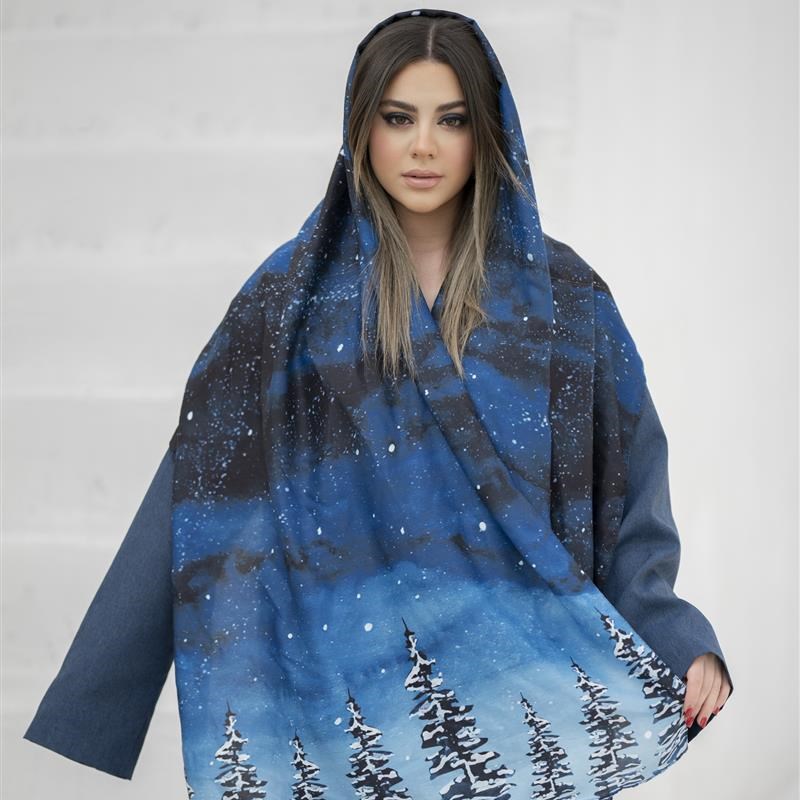 کد 400 شال ساده Winterish mix colors