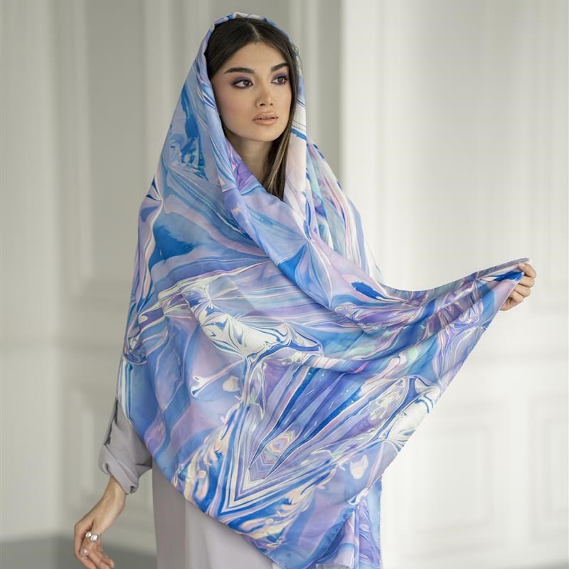 کد 412 شال ساده Prism mix colors