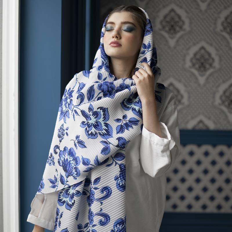 شال پلیسه Precious mix colors