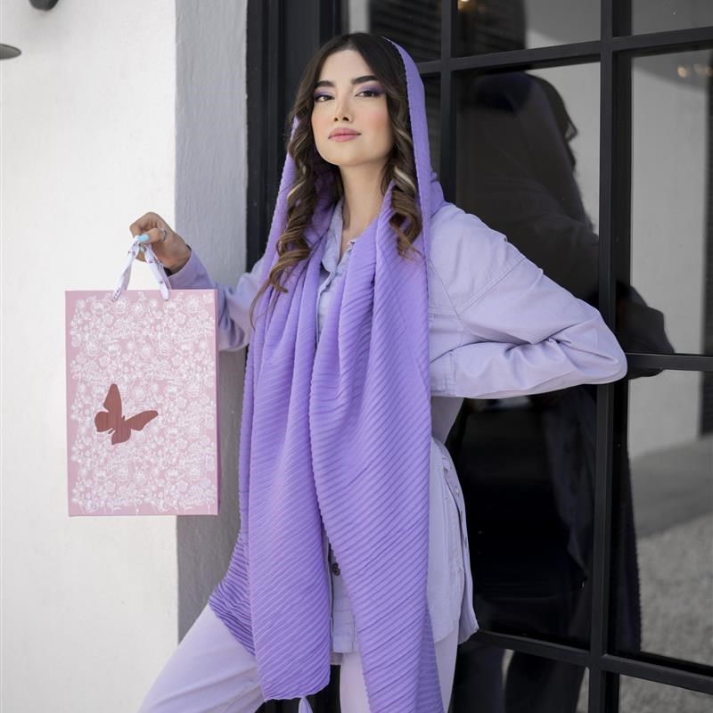 پلیسه وارداتی Lilac mix colors