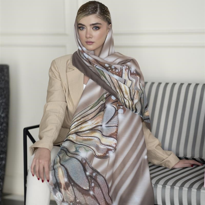 شال ساده Mystery Butterfly mix colors